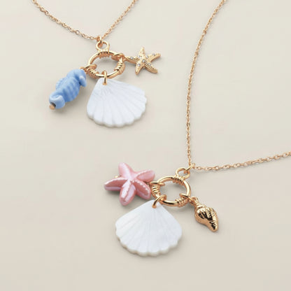 Saltwater Treasures Charm Necklace