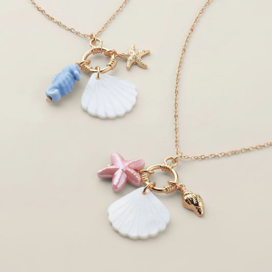 Saltwater Treasures Charm Necklace
