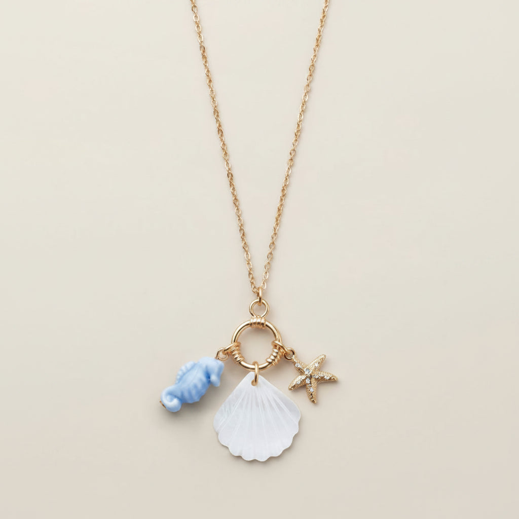 Saltwater Treasures Charm Necklace