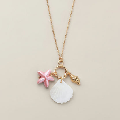 Saltwater Treasures Charm Necklace