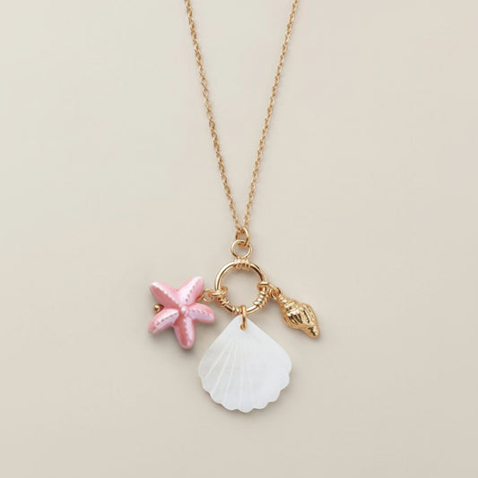 Saltwater Treasures Charm Necklace