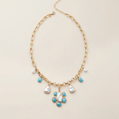 Sea Petals Statement Necklace