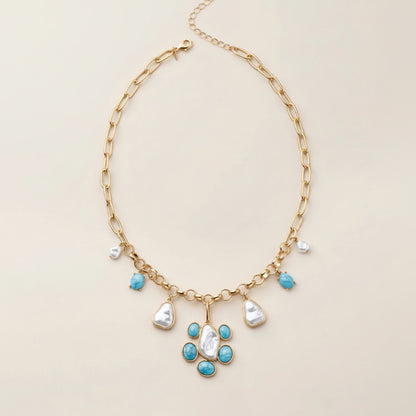 Sea Petals Statement Necklace