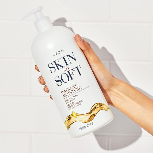 Avon Skin So Soft Radiant Moisture Body Lotion 1 Liter