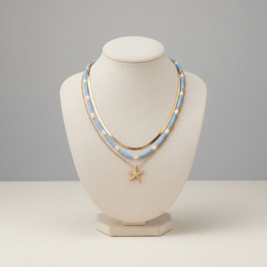Star of the Shore Layered Necklace