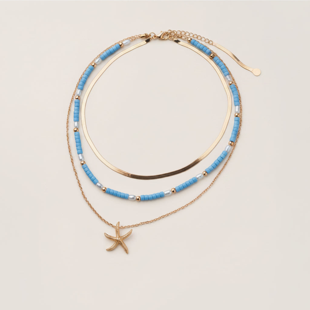 Star of the Shore Layered Necklace