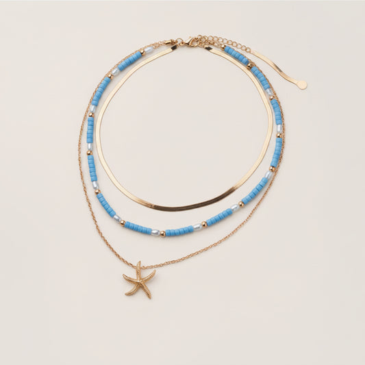 Star of the Shore Layered Necklace