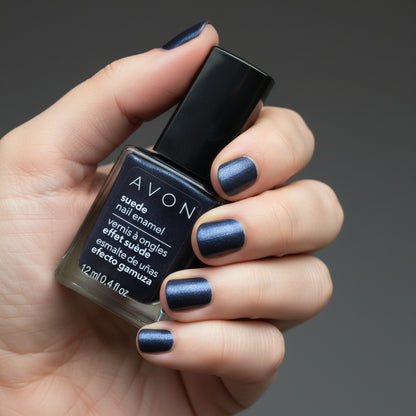 Avon Suede Nail Enamel | Blue Royale