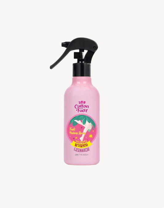 On: The Body Cotton Foot Foot Peeling Spray