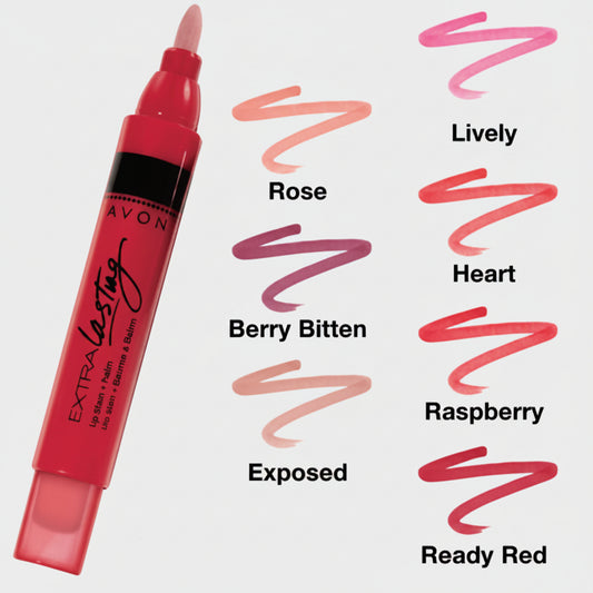 Avon Extra Lasting Lip Stain + Balm | Lively