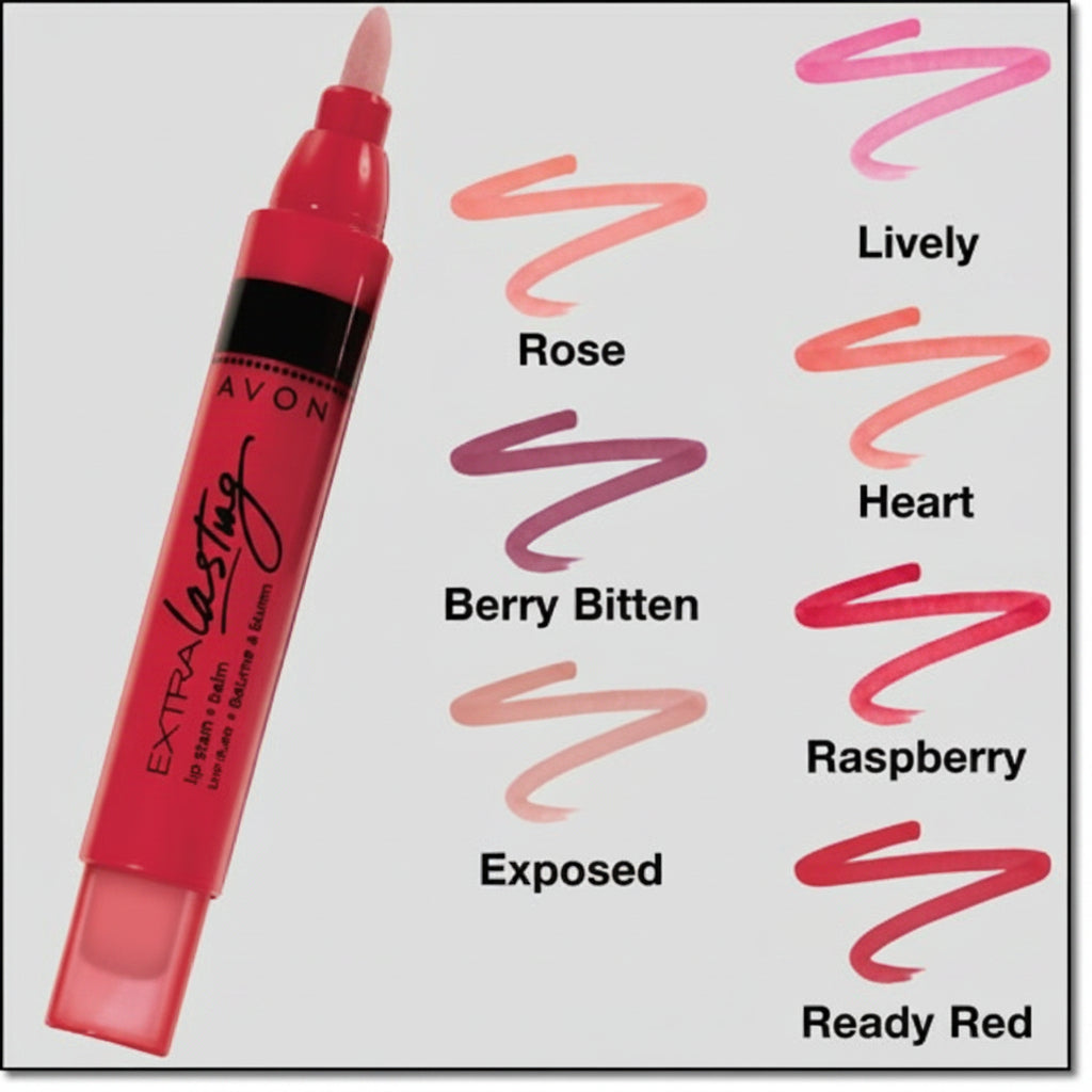Avon Extra Lasting Lip Stain + Balm | Rose