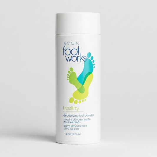 Avon Foot Works | Professional Healthy Deodorizing & Absorbent Foot Powder - 75g