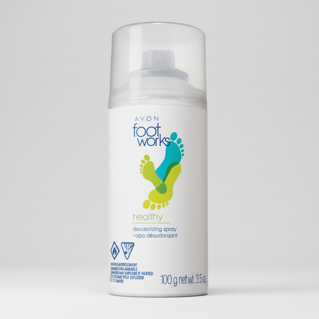 Avon Foot Works Healthy Deodorizing Foot Spray