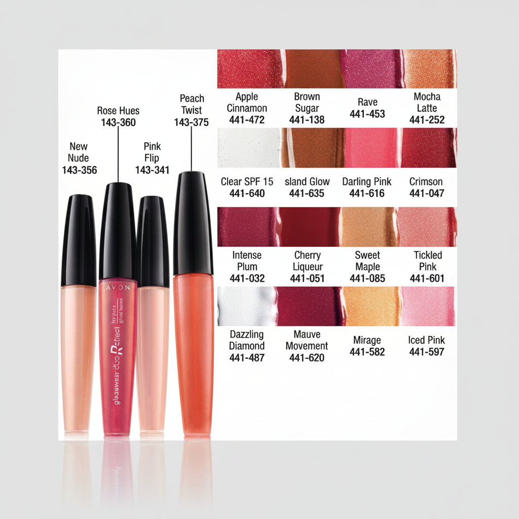 Avon Glazewear Duo Reflect Lip Gloss | Pink Flip