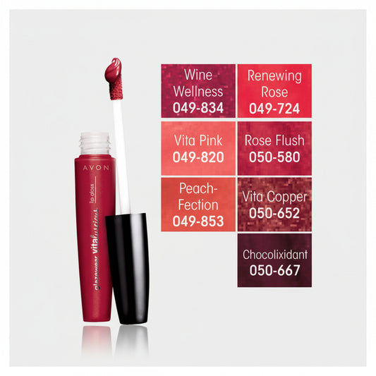 Avon Glazewear Vitaluscious Lip Gloss | Renewing Rose