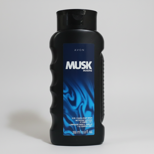 Avon Musk Marine for Men 2-in-1 Hair & Body Wash 350ml
