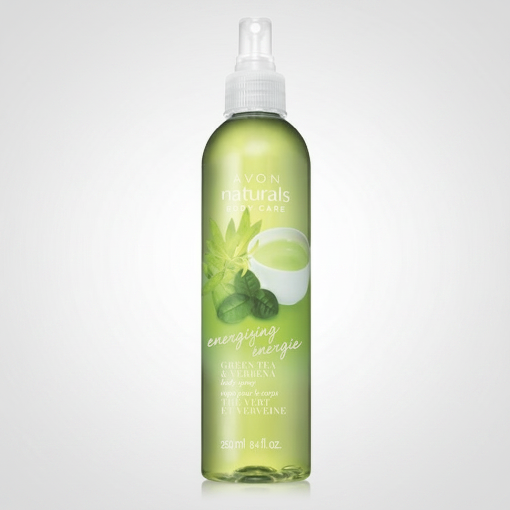 Avon Naturals Green Tea & Verbena Body Spray | 250ml | Clean & Revitalizing Mist