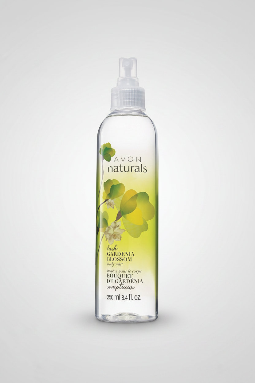 Avon Naturals Lush Gardenia Blossom Body Mist | 250ml | Fresh & Floral Fragrance Spray