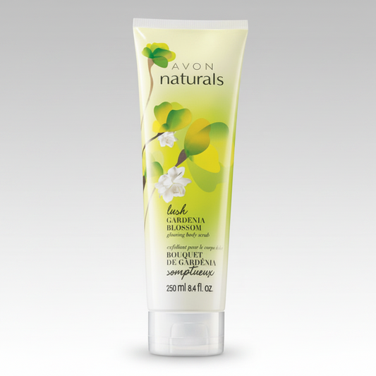 Avon Naturals Lush Gardenia Blossom Glowing Body Scrub 250ml