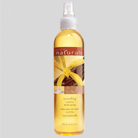 Avon Naturals Vanilla Body Spray | 250ml | Warm & Sweet Fragrance Mist