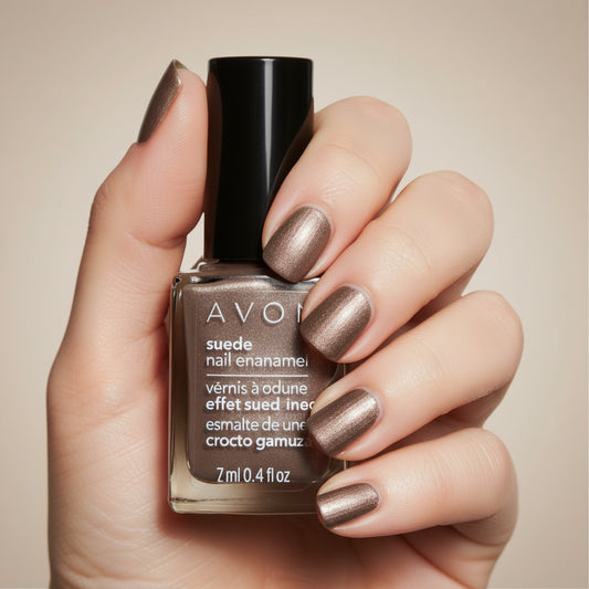 Avon Suede Nail Enamel | Touch of Taupe