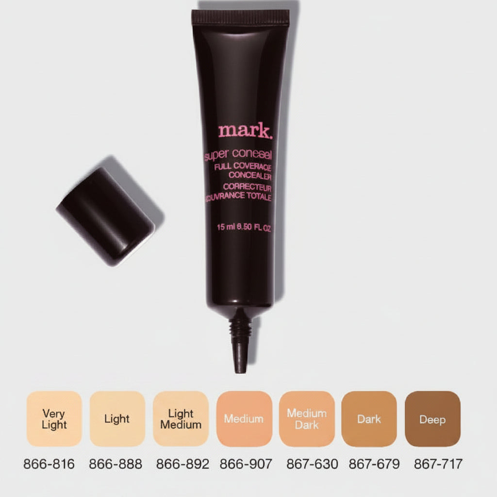 Mark. By Avon Super Conceal Full Coverage Concealer | Medium Dark